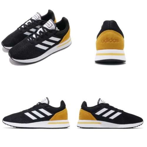 Original Mens adidas RUN 70S Knit Carbon Black/ Gold BD7961 Size UK 8 (SA 8)