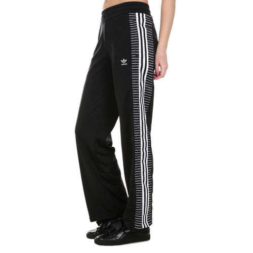 Original Women's adidas Track Pants Black & White Stripes DU9880 Size UK/SA - 12 (Medium)