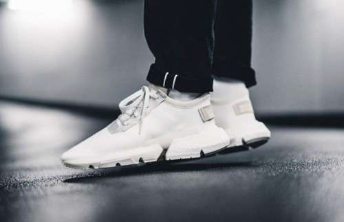Original Mens adidas Pod-S-3.1 Boost White /Core Black B37367 UK 10 (SA 10)