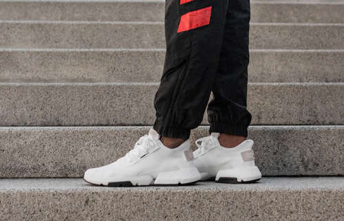 Original Mens adidas Pod-S-3.1 Boost White /Core Black B37367 UK 10 (SA 10)