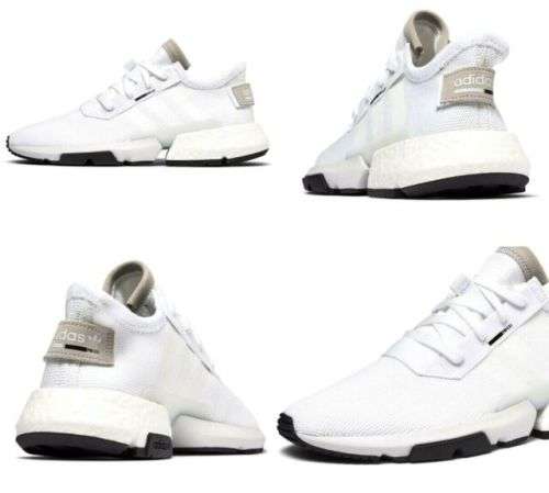 Original Mens adidas Pod-S-3.1 Boost White /Core Black B37367 UK 10 (SA 10)