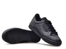Original KIDS adidas UNISEX Continental 80 J All Black F97500 Size UK 5 (SA 5)