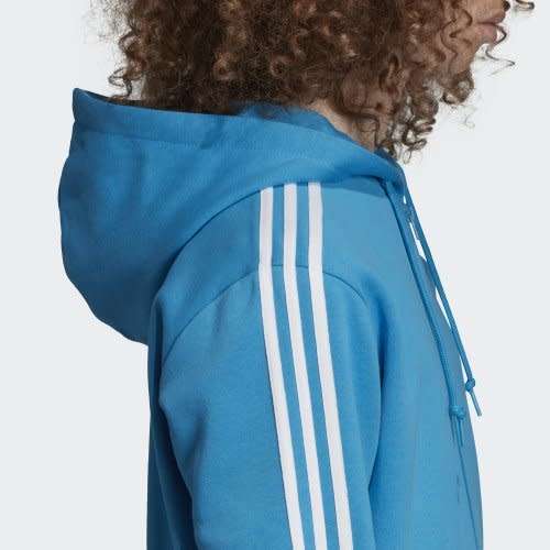 Original Men's adidas 3 STRIPES Full Zip Hoodie DZ4588 Size Medium