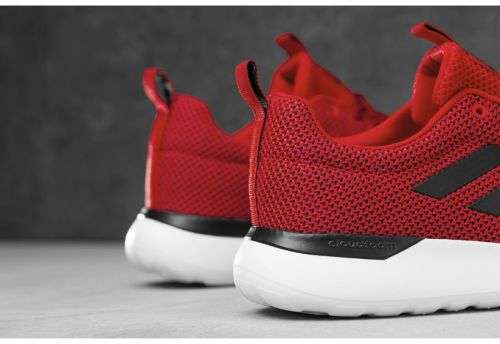 Original Men's adidas Lite Racer CLN  Active Red/ Carbon Black F34571 Size UK 8 (SA 8)