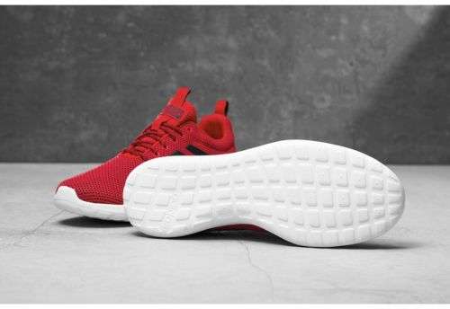 Original Men's adidas Lite Racer CLN  Active Red/ Carbon Black F34571 Size UK 8 (SA 8)