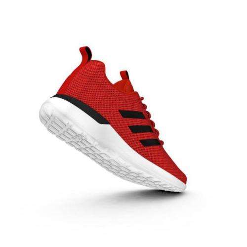 Original Men's adidas Lite Racer CLN  Active Red/ Carbon Black F34571 Size UK 8 (SA 8)