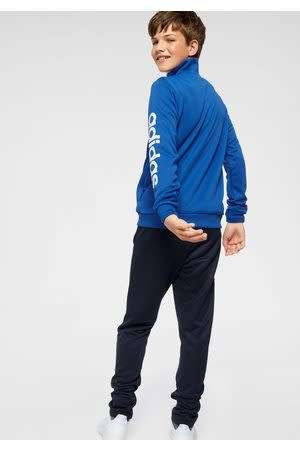 Original Boys adidas Linea 2 Pc Poly Tracksuit Junior Boys Blue EI7961 Size UK/SA 13-14 Years