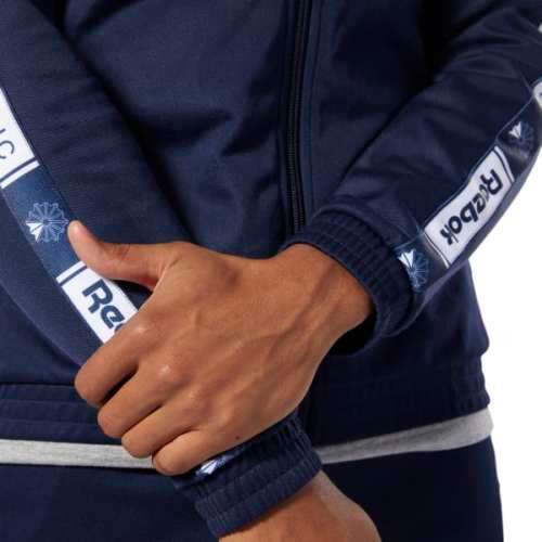 Original Men's Reebok Classics Taped Track Top Navy Blue DT8148 Size Large