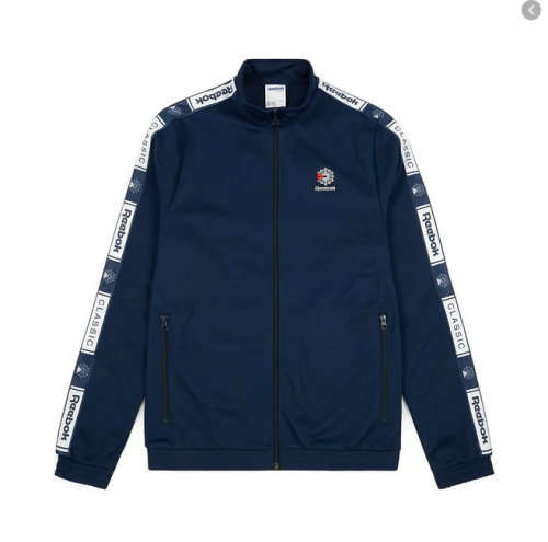 Original Men's Reebok Classics Taped Track Top Navy Blue DT8148 Size Large