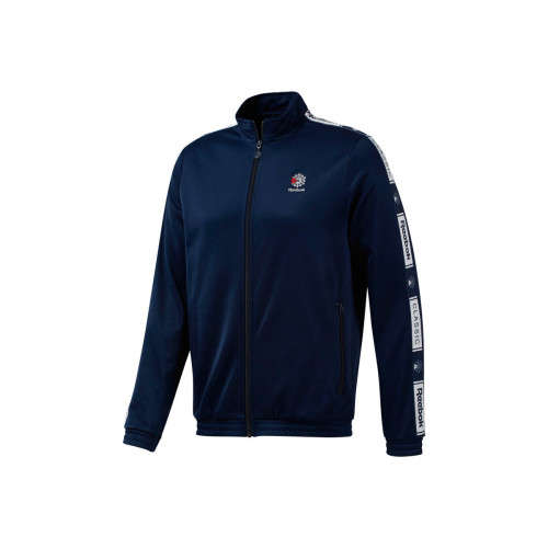 Original Men's Reebok Classics Taped Track Top Navy Blue DT8148 Size Large