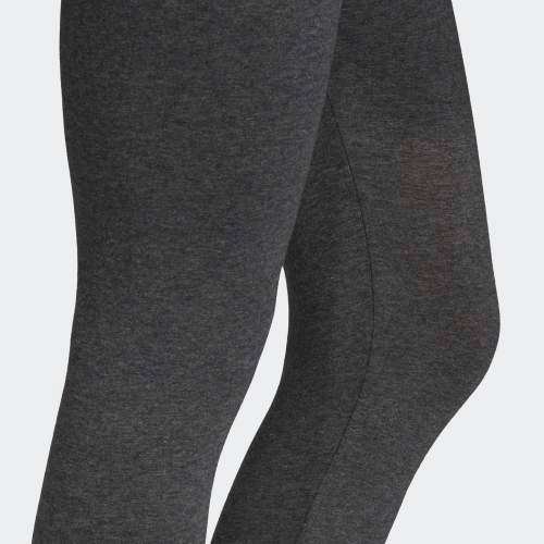 Original Women's adidas Essentials Linear Tights Grey EI0666 Size Medium