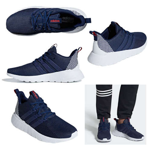 Original Mens adidas QUESTAR FLOW Dark Blue F36242 Size UK 11 (SA 11)