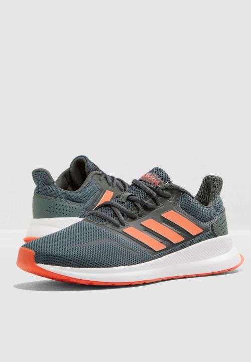 Original Men's adidas RUNFALCON Green F36204 Size UK 10 (SA 10)