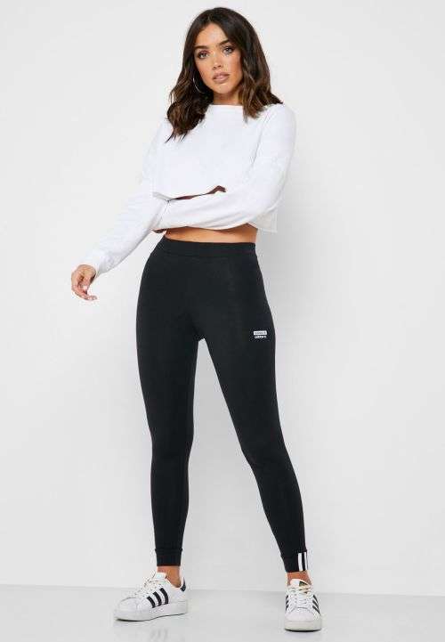 Original Women's adidas AUTHENTIC Tights Black ED5854 Size Medium