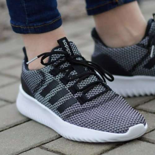 Original Women's adidas Cloudfoam Ultimate Grey BC0033 Size UK 7 (SA 7)