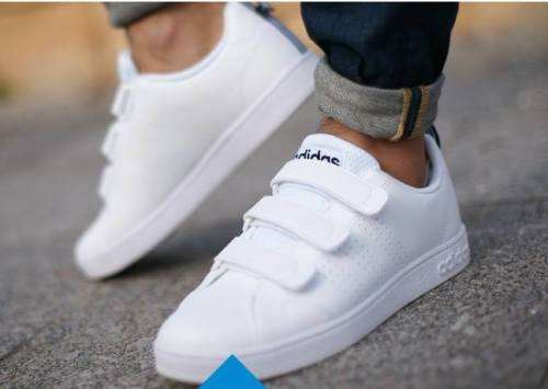 Original Men's adidas VS Advantage Clean Shoes All White AW5211 Size UK 10 (SA 10)