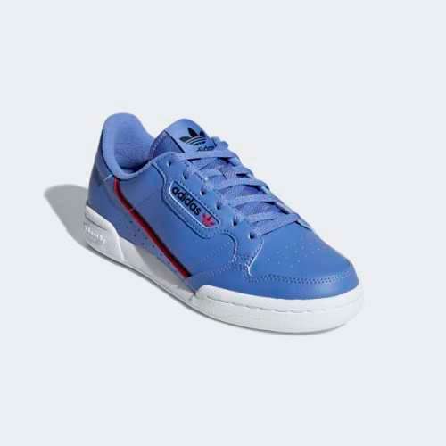 Original Women's adidas CONTINENTAL 80 Real Lilac/ Scarlet F97502 Size UK 4 (SA 4)