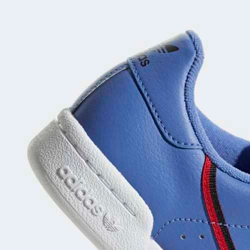 Original Women's adidas CONTINENTAL 80 Real Lilac/ Scarlet F97502 Size UK 4 (SA 4)