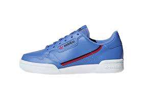 Original Women's adidas CONTINENTAL 80 Real Lilac/ Scarlet F97502 Size UK 4 (SA 4)