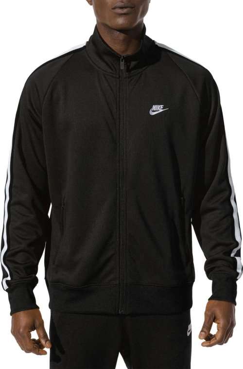 NIKE Men`s SPORTSWEAR N98 JACKET (LOOSE FIT) Black AR2244 010 Size Small