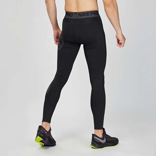 Original Men's Nike Pro Training Tights Black CJ5120 010 Size Extra Large