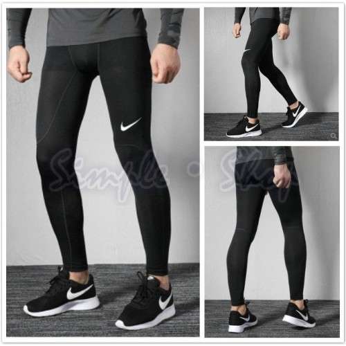 Original Men's Nike Pro Training Tights Black CJ5120 010 Size Extra Large