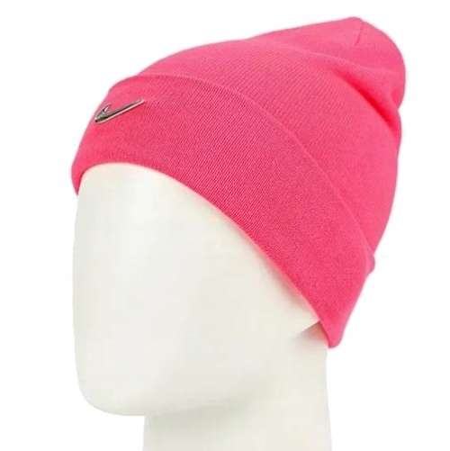Original UNISEX Nike WINTER METAL SWOOSH BEANIE Pink CK6484 617 One Size fits All