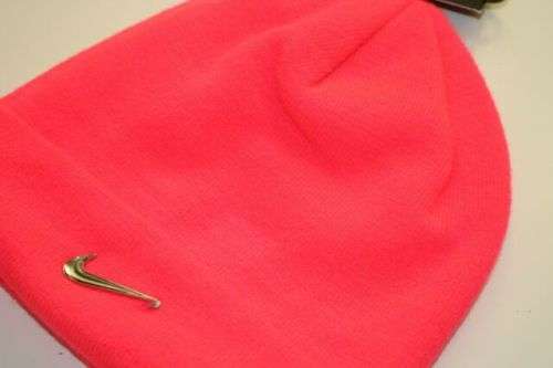Original UNISEX Nike WINTER METAL SWOOSH BEANIE Pink CK6484 617 One Size fits All