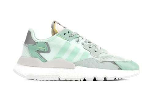 Original Women's adidas Nite Jogger Sneakers Ice Mint/Clear Mint F33837 Size UK 4 (SA 4)