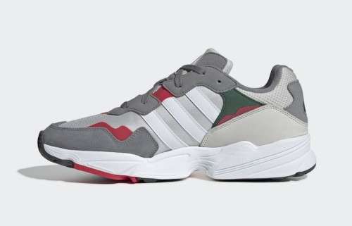 Original Men's adidas Yung 96 Grey/ White/ Pink Sneakers DB2608 Size UK 10 (SA 10)