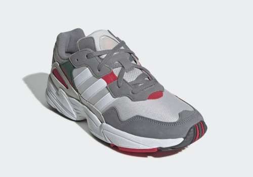 Original Men's adidas Yung 96 Grey/ White/ Pink Sneakers DB2608 Size UK 10 (SA 10)