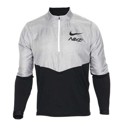 Original Mens NIKE Element 1/2 Zip Running Hybrid Top BV4725 010 Size Large