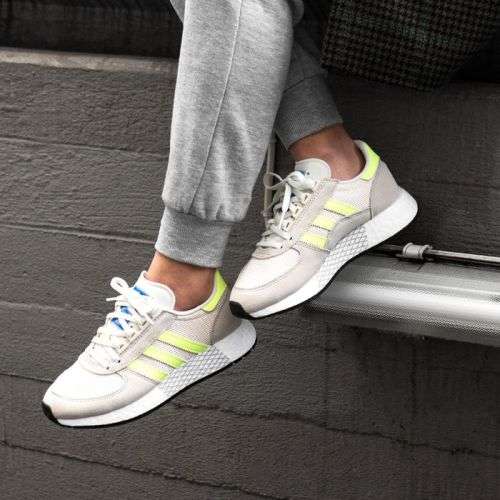 Original UNISEX adidas Marathon Tech G27418 Clear Brown/ High Res Yellow UK 9 (SA 9)