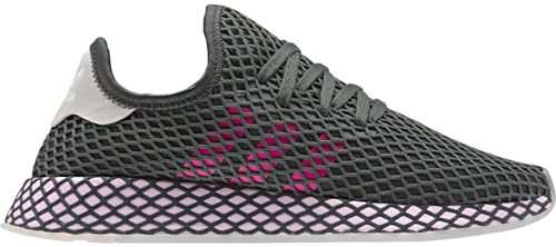 Original Women's adidas Deerupt Runner Core Olive/ Pink CG6092 Size UK 4 (SA 4)