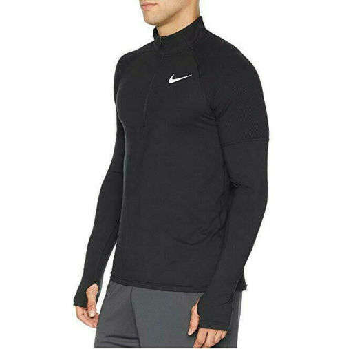 Original Nike Men's Element 2.0 Black 1/2 Zip Running Top Black CD8273 010 Size XL