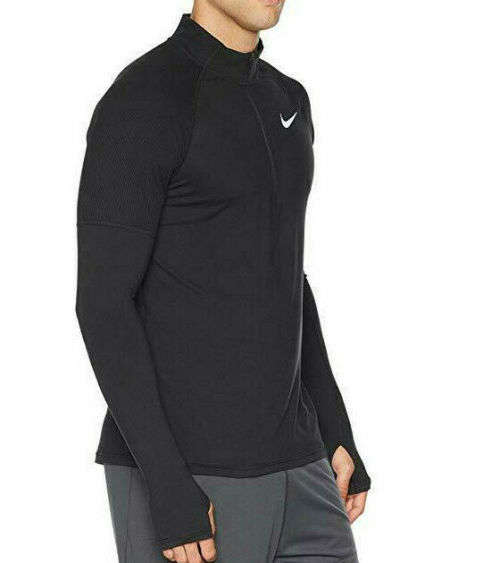 Original Nike Men's Element 2.0 Black 1/2 Zip Running Top Black CD8273 010 Size XL