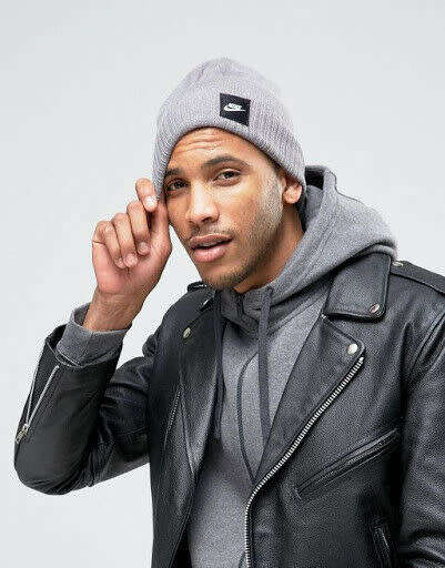 Original UNISEX Nike Futura Beanie Grey One Size fits All CK6472 091