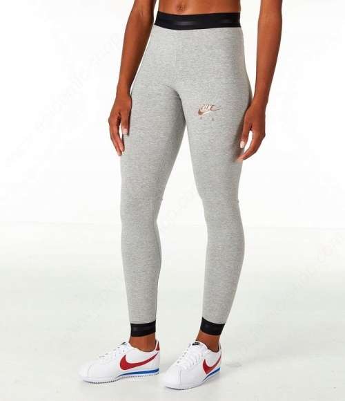 Original NIKE Womens Sportswear Leggings Grey CD8848 063 Size Large