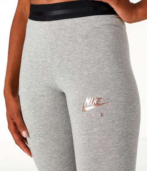 Original NIKE Womens Sportswear Leggings Grey CD8848 063 Size Large