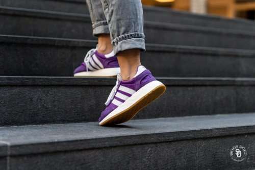 Original Women's adidas I-5923 Active Purple/ White/ Gum CG6021 Size UK 7 (SA 7)