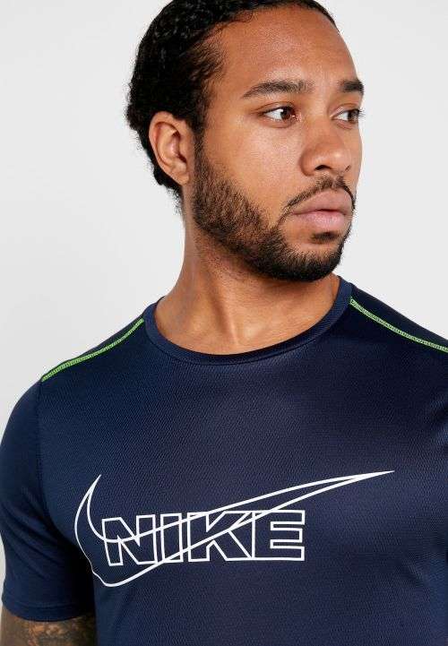 NIKE Men's Dri Fit Breathe Run Sports T-Shirt BV4645 451 Size Large