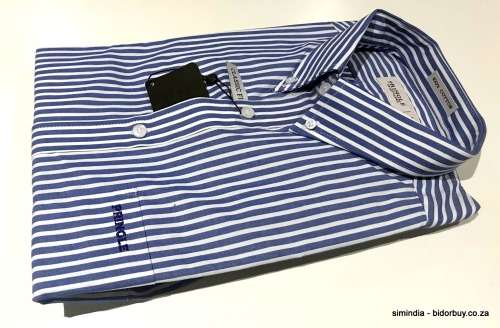 Original Mens PRINGLE Douglas Long Sleeves Classic Fit 100% Cotton INKWELL Size Large