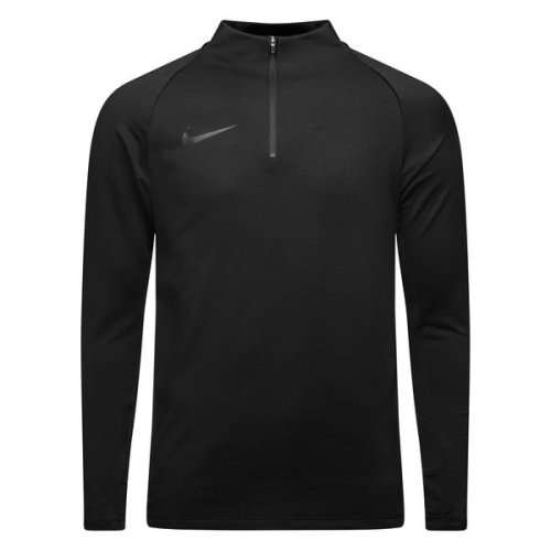 NIKE Men's Dry Squad Drill Top 1/2 Zip Warm (SLIM FIT) Black CJ3803 011 Size Medium