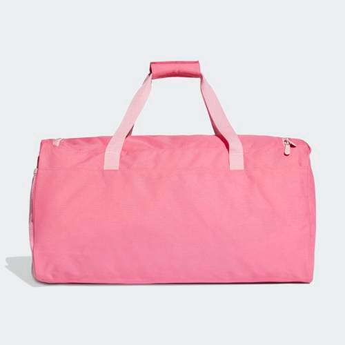 Original Women's adidas LINEAR CORE DUFFEL BAG MEDIUM Pink DT8622