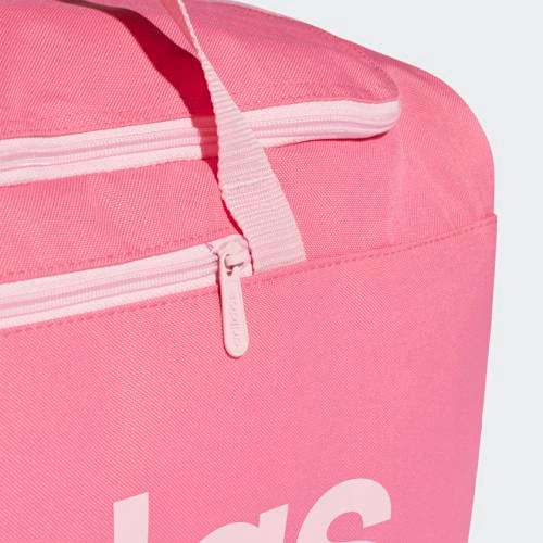 Original Women's adidas LINEAR CORE DUFFEL BAG MEDIUM Pink DT8622