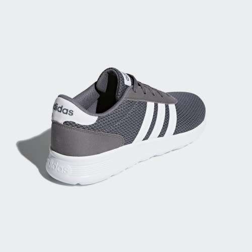 adidas Men's Lite Racer Dark Grey/ White B43732 Size UK 7 (SA 7)