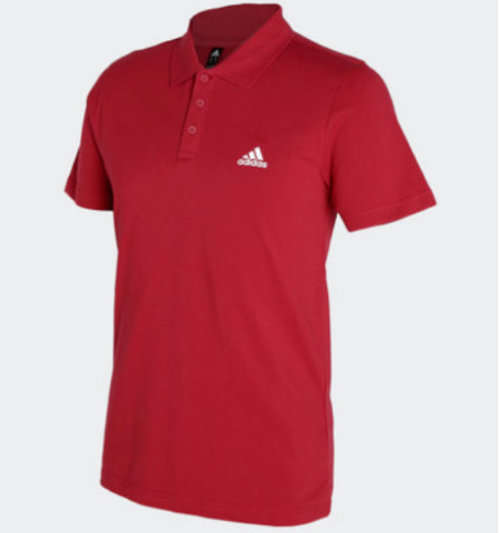Original Men's adidas Polo Golfer Pique Rust CL9447 Size Large