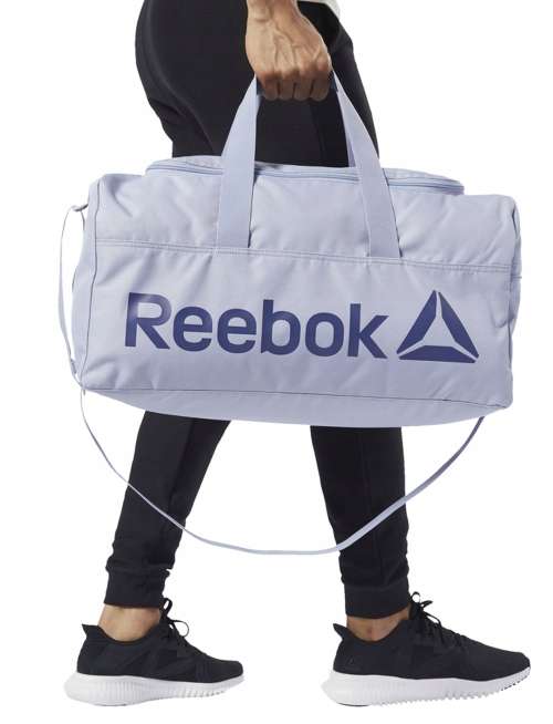 Original Unisex Reebok Active Core Medium Grip Duffle Bag Denim Dust EC5509