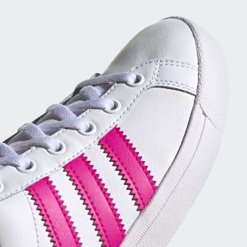 Original Women's adidas Coast Star White/Pink EE7464 Size UK 5 (SA 5)
