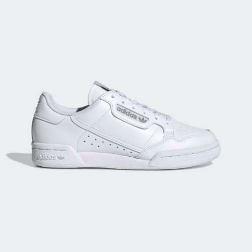 Original Women's adidas CONTINENTAL 80 Triple White EE8383 Size UK 4 (SA 4)